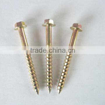 steel hex flange twin thread self tapping screw