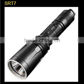 tactical flashlight NiteCore srt7 CREE XM-L2 T6 LED flashlight 18650 rechargeable flashlight