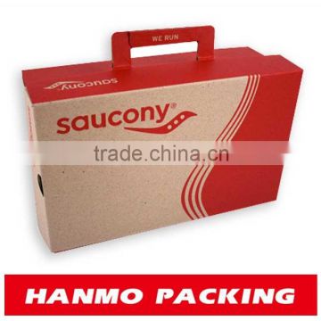 custom made&printed paper shoes box with lid factory price