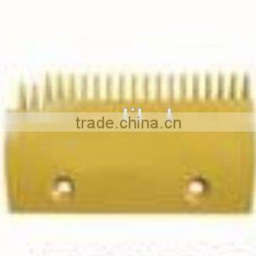 Escalator Comb Plate, 163*94.4mm, 19T, ABS, Yellow, Left DSA2000168-L