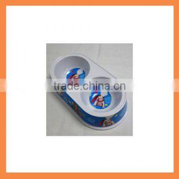 High Quality Cheap PP Pet Dog Double Bowl 11.5'' photo-2