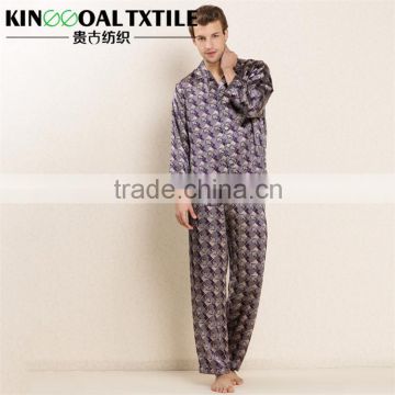 New Style printed Men's Long Classic 100% Silk Chemises in 22mm