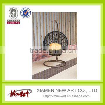 Rattan Bistro Folding Patio Garden Dining Set Vintae Furniture Table and Chairs