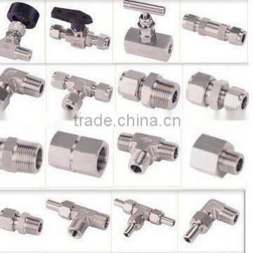 ss304 316 stainless steel compression fitting from made in china