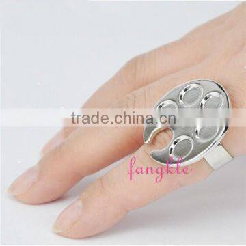 Alloy mini finger nail art tool manicure palette