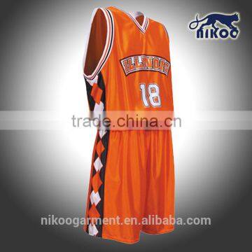 Custom blank no minimum dry fit reversible basketball uniform