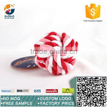 latest Eco-friendly cotton rope toy for knot dog stuffed pet toy