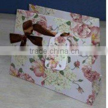 OEM paper shopping bag offset printing promotional gift bag