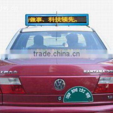 High brightness / good quality taxi top led advertising display