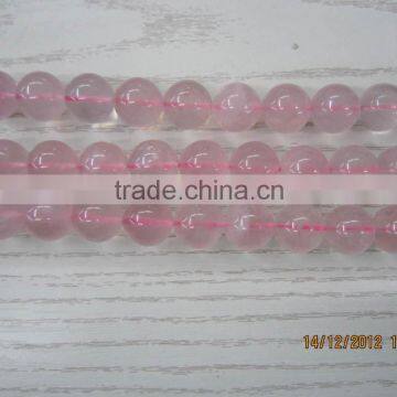 Good Quality Loose Precious Stone Rose Quartz Round Beads Natural Real Quartz Round Beads photo-2