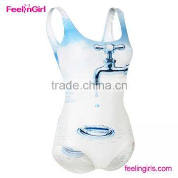 Hot-Sale Dot Pattern High Waist String Bikini photo-4