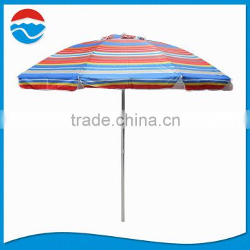 240CM*8K stripe promotional beach umbrella