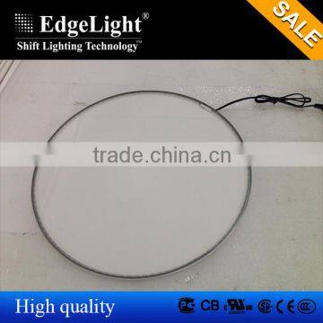 Edgelight aluminous tailor made round LGP slim light box Panel led light lgp panel high quality LGP,top-level aluminium sash