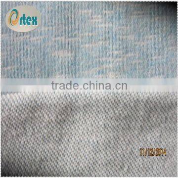 white CVC french terry fabric for sweater