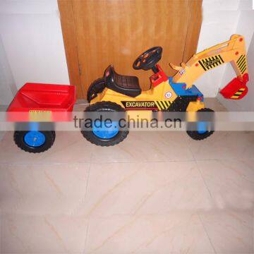 New Kids Electric Bike Drivable Toy Digger With Trailer 615 photo-3