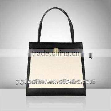 V457-newest woman hot sale patent leather tote handbag wholesale