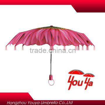 2016 hot sale umbrella custom print with folding umbrella