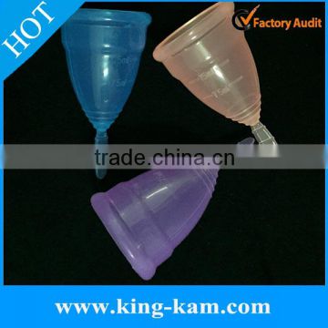 Reusable silicone lady Menstrual Cups