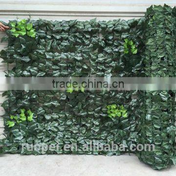 packed in rolls fabric Artificial Leaves Fence