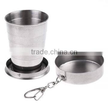 outdoor camping stainless steel foldable cup                        
                                                Quality Choice