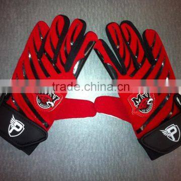 Custom Design American football Gloves New American football gloves high quality american football glvoes