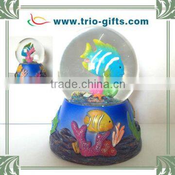 Resin Base Sea Style Custom Snow Globe photo-2