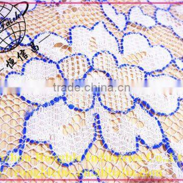 2013 Hot Sale 100%polyester Lace Fabric For Garment