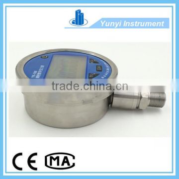 Bottom mounting digital pressure gauge analog output