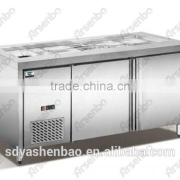 sandwich counter(CE)import compressor sandwich refrigerator-with two doors