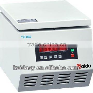 16600rpm High Speed angle rotor Lab Centrifuge TG16G