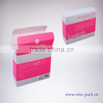 Custom logo printed artpaper craft cheap packaging box