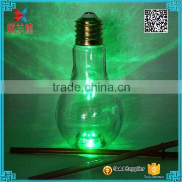 Factory promotion 450ml light bulb bottle/juice beverage bottles