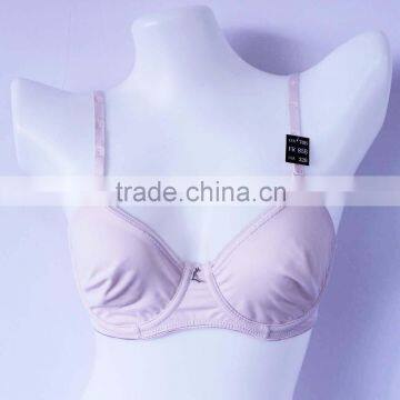 Custom no pad plus size bra for fat women