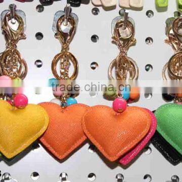 leather heart shaped keychain LZZJ33