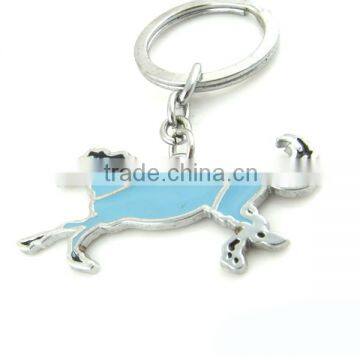 Metal horse shaped keychain