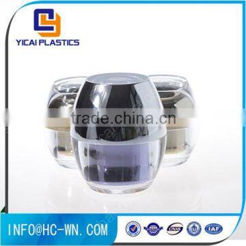 Korea Popular Egg Round Acrylic Jar, Cosmetics Containers