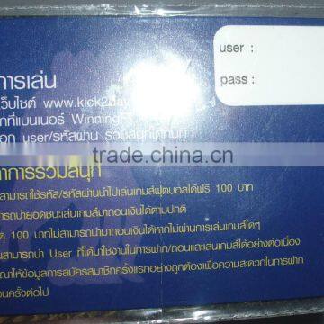 High Quality Paper Prepaid Calling Card, Prepaid Scratchcard Quality Choice photo-4