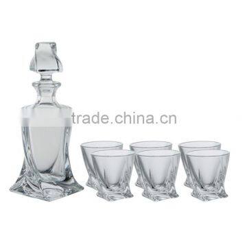 Crystal Whiskey Decanter Set