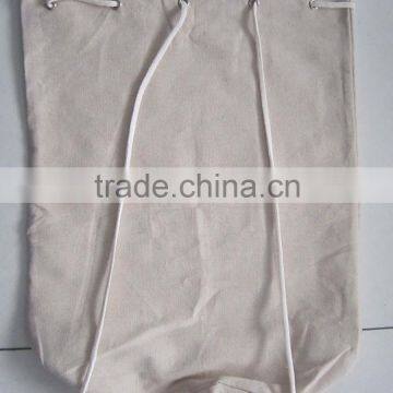 White Hopping Bag ,shopping Bagcheap Canvas Bucket Drawstring Bag Design-5 photo-2