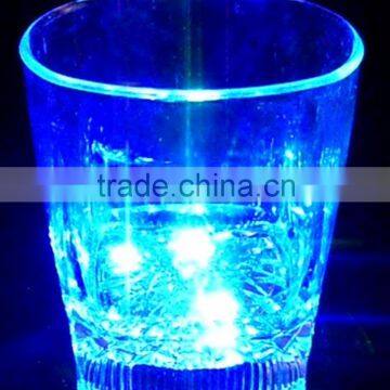 Liquids Sensitived Color Flashing Bar Pub Plastic LED Drink Cup Shot Glasses for Bar Party Events