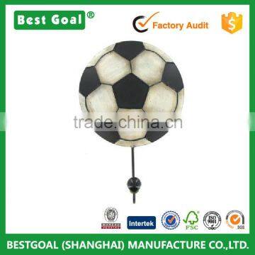 Soccer Ball Single Hook Football shape wall hook mdf hook