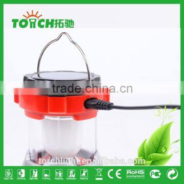 Solar Rechargeable LED Camp Lamp With Charger ABS Plastic LED Camping Lights for AA Battery Professional Portable Lighting photo-4