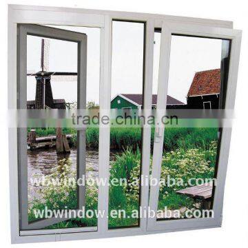 European style tilt and turn window, pvc windows and doors