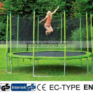 adult 12ft big trampoline with safety enclosure from the factory