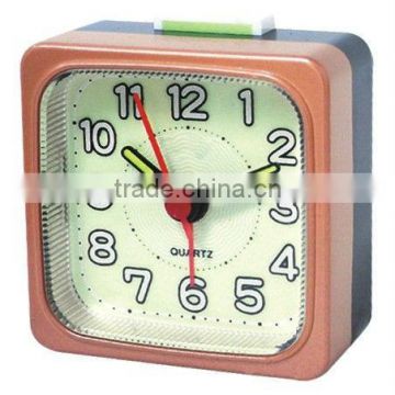 Plastic square table alarm clock