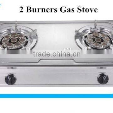 double burners gas stove GS-8215