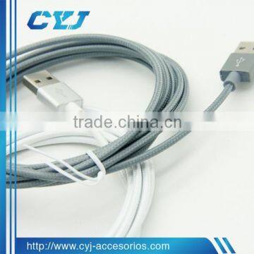 1-2 m custom nylon braided metal casing usb extension cable