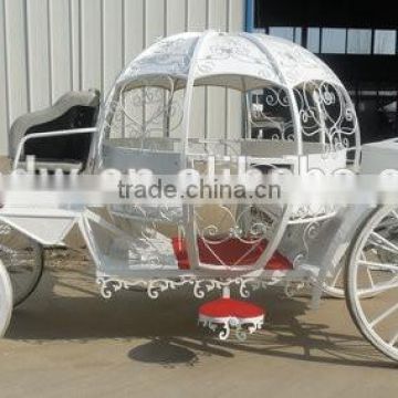 New design Pumpkin Wedding horse carriage