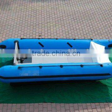 CE certifiate 3.8m sailing inflatable catamaran boat in China