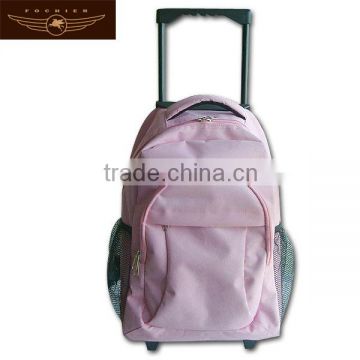 Kids school backpack on wheel,trolley school backpack